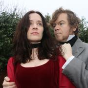 Jane Williams as Catherine and Ray Curran as Heathcliff. Pic - Miriam Balfry