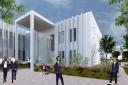 COST: An artist impression of the new secondary school coming to Newtown Road