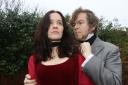 Jane Williams as Catherine and Ray Curran as Heathcliff. Pic - Miriam Balfry