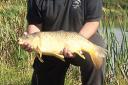 What a catch!  Angler of the month Dan Tate and his 10lb carp.