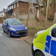 Stolen car recovered by police. Photo: @DudleyTownWMP