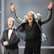 Louis Walsh and Wagner can’t contain their excitement after making it through to the next round.