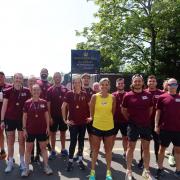 The WAT a Run team at Kingswinford Academy