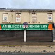 The old Amblecote Furnishers store in Kingswinford