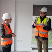 West Midlands Mayor Andy Street visiting Moda Living, who are developing a 2,000-home community in Birmingham