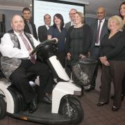 Steve Daniels launches his 2014 mobility scooter challenge