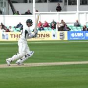 YOUNG TALENT: Worcestershire’s Tom Fell impressed with the bat in the first day against Yorkshire at New Road yesterday.