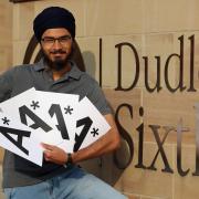 Kulbir Singh, aged 18, who achieved 4 A*s in mathematics, chemistry, further mathematics and physics. Pic - Jonathan Hipkiss