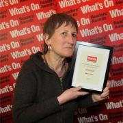 Doreen Tipton with her latest award