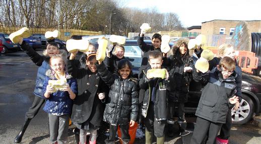 Youngsters at Sledmere Primary School in Dudley took part in a staff car wash to raise funds.