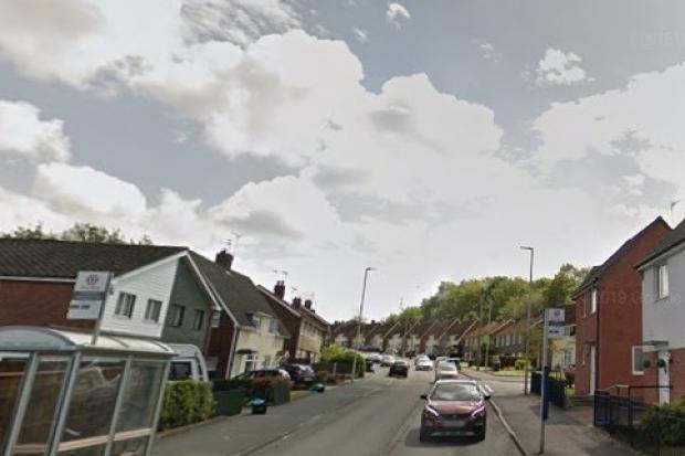 Corbyn Road in Dudley - image courtesy of Google - permission for use on all BBC newswire platforms