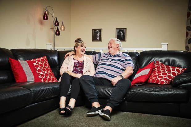Dudley News: Pete and Linda McGarry on Gogglebox. Credit: PA