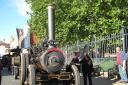 Traction engines in Broad Street Hereford, Saturday, September