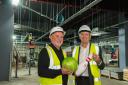 Scott Jones of Hollywood Bowl Group and Merry Hill centre manager Jonathan Poole
