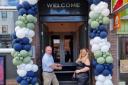 Dudley MP Marco Longhi with Lucy Jo Hickman opening the revamped Castle pub