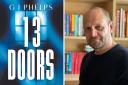 13 Doors book cover and author GJ Phelps