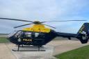 ARREST: A police helicopter was used in the arrest of Nathan Cruikshank