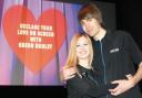 Odeon lovebirds Clare Deeley and Jamie Pickett. Buy Photo:  071021M