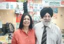 Netherton postmaster Sukhdev Singh and his wife Narinder Kaur