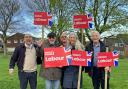 Labour's Parliamentary candidate for Kingswinford and South Staffordshire, Sally Benton, with campaigners