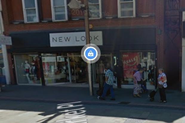 New Look in Dudley town centre. Image: Google Maps.