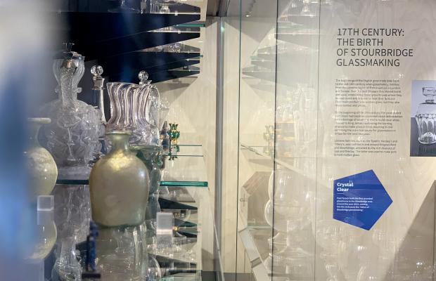 Dudley News: One of the displays inside the new Stourbridge Glass Museum