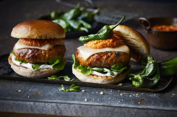 Dudley News: The M&S pork chorizo manchego burgers were oozing with cheese. Credit: Marks and Spencer