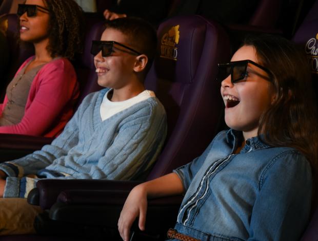 Dudley News: The 4D Cinema takes families on an adventure with Freddo. Credit: Cadbury World