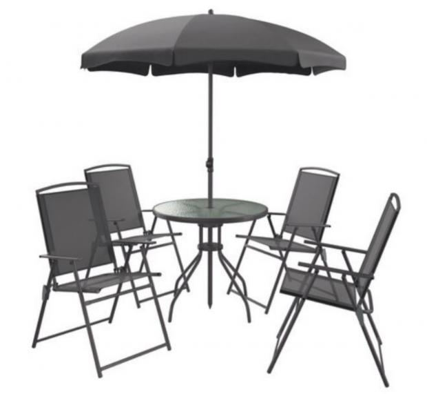 Dudley News: Livarno Home Patio Set with Parasol (Lidl)