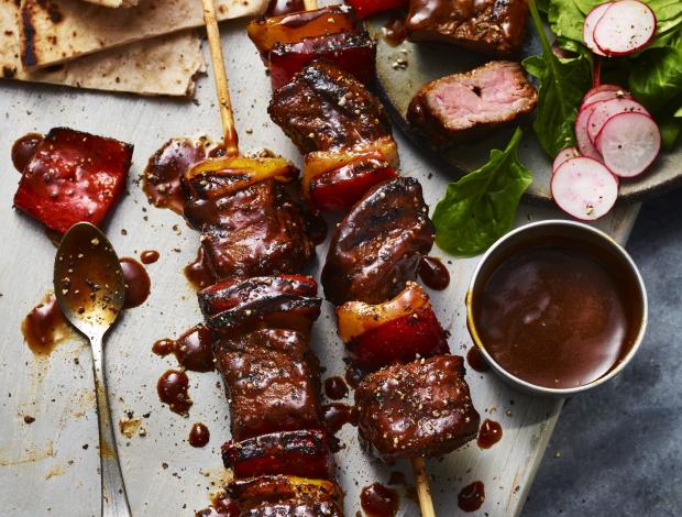 Dudley News: The Collection Master Grill rump steak kebabs. Credit: Marks and Spencer