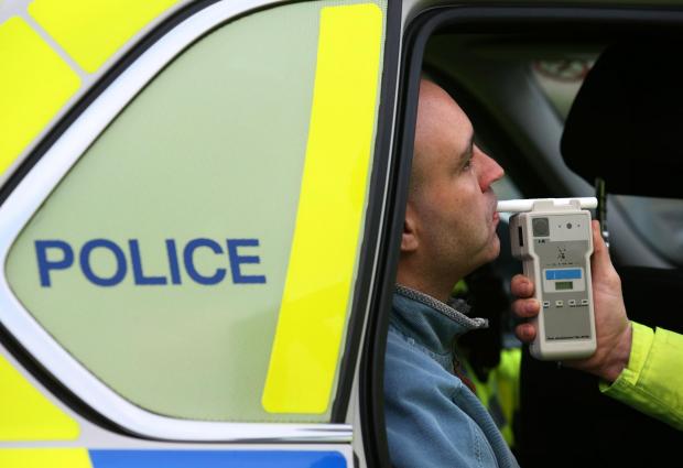 Dudley News: Man being breathalysed. Credit: PA
