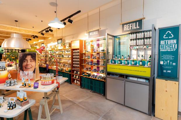 Dudley News: The new-look Body Shop store. Pic by Shaun Fellows / Shine Pix