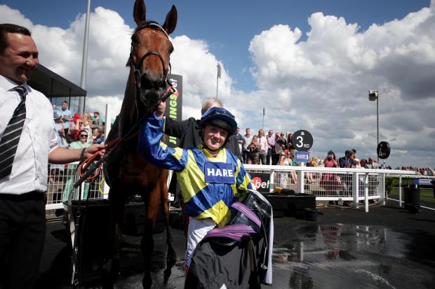 Trueshan with Hollie Doyle wins JenningsBet Northumberland Plate Handicap during day three of the Northumberland Plate Festival at Newcastle Racecourse. Picture date: Saturday June 25, 2022. PA Photo. See PA Story RACING Newcastle. Photo credit should