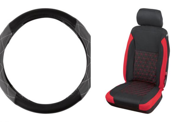 Dudley News: Steering Wheel Cover and Car Seat Cover (Lidl/Canva)