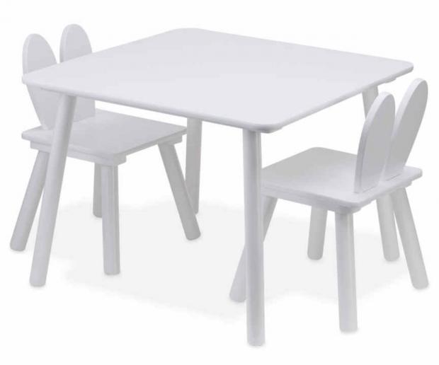 Dudley News: Kids’ Wooden Table and Chairs Set (Aldi)