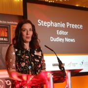 Editor Stephanie Preece at last year's awards