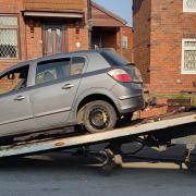 The car that was seized. Pic - West Midlands Police