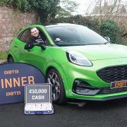 Lucky Andrew Tristram with his new Ford Puma ST. Pic - BOTB