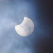 Partial eclipse of the sun seen from Dudley on October 25, 2022. Image by Rik Freeman - News Group Camera Club