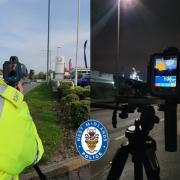 Police have been carrying out speed checks on roads identified as problem hot spots