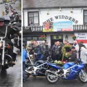 Ride for Ryan motorbikers at The Widders Pub in Cradley