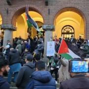 The pro-Palestine demonstration in Dudley