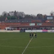 The applause was held before kick-off