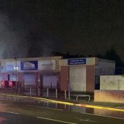 Chemix garage on fire, Wordsley, March 19