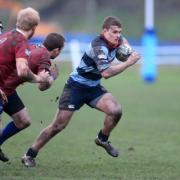 Josh Buggea goes in for the winning try against Darlington Mowden Park