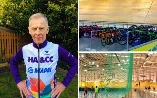 Cyclist Dave Viner and pics of other velodrome/multi-sport facilities