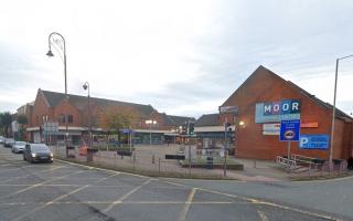 The square at the Moor Centre in Brierley Hill is among sites set for a new look. Pic: Google