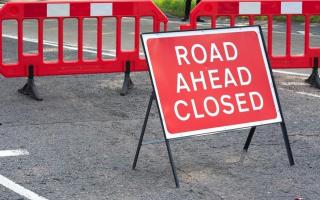 Tennyson Road is closed for two weeks